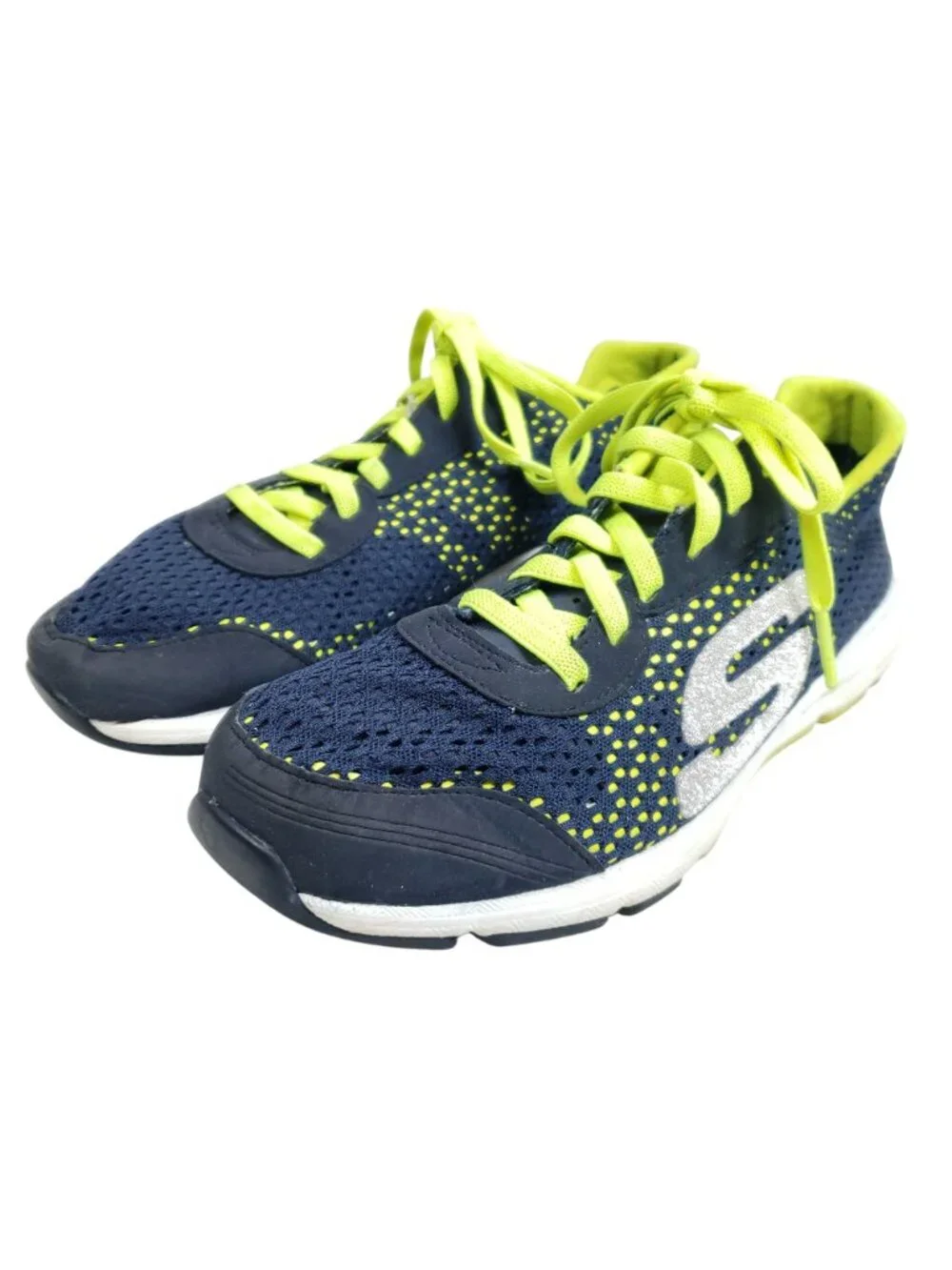 Skechers Women's Size 7 Lightweight Mesh Running Shoes Blue